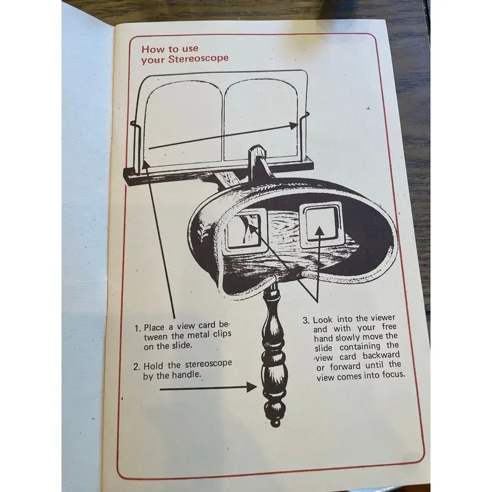 1978 Story of the Stereoscope Stereo Classics Studios 3D Photography Booklet